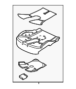 LR141436 - : 2021-2023 Land Rover Range Rover Velar - Seat Cushion Pad for Land Rover: Range Rover Velar Image