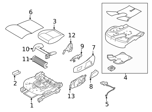 Power Seats for 2022 Land Rover Range Rover Velar #1
