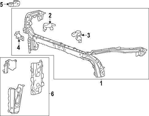 Radiator Support for 2024 Buick Encore GX #0