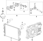 1581764 - Cooling System: ACDelcoâ„¢ Thermostat Housing for GM Image