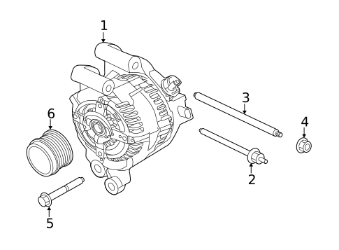 Alternator/Generator & Related Components for 2017 Ford Fusion #0