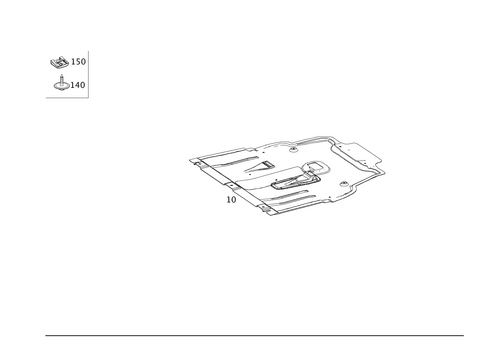Electric Vehicles Engine Cowling for 2016 Mercedes-Benz B250e #0
