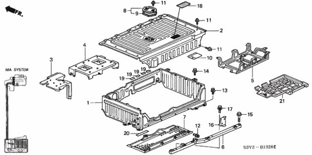 IMA Unit Case for 2002 Honda Insight #0