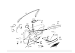 2227270171 - Front Doors: Trim, Window Frame for Mercedes-Benz Image
