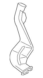 DS7Z19B680H - Body: Floor Duct for Ford: Fusion, Police Responder Hybrid, SSV Plug-In Hybrid Image