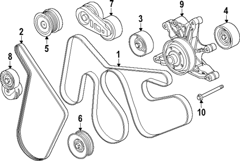 Belts & Pulleys for 2024 Ford F-450 Super Duty #0