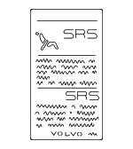 3536448 - Body: Air Bag Label for Volvo Image
