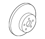 43512F4010 - : Rotor for Toyota: C-HR Image