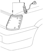 8161016070 - Electrical: Park Lamp Assembly for Toyota: Tercel Image