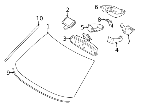 Reveal Moldings for 2009 Volvo S80 #0