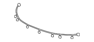 958971095H - Body: Parking Aid System Wiring Harness for Porsche Image