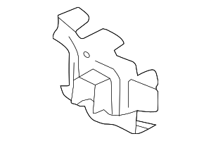 95850588000 - Body: Bumper Impact Bar Bracket for Porsche Image