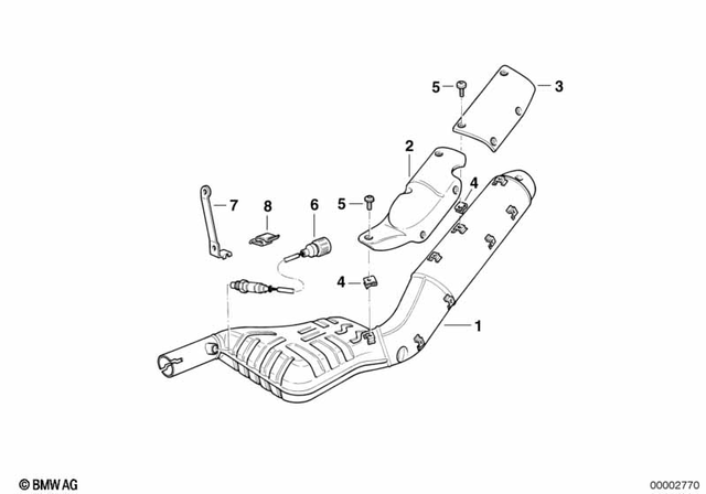 18121341655 - Exhaust System: Plug-in Nut -  for BMW-Motorrad Image