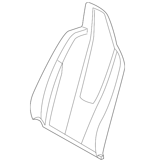 Seat Back Panel - Porsche (9Y0-881-989-AE-1D0)