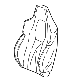 81525TBFA01ZC - Body: Seat Back Cover for Honda: Civic Image