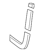 12364479 - Body: Weather-strip On Body for Chevrolet: Cavalier | Pontiac: Sunfire Image