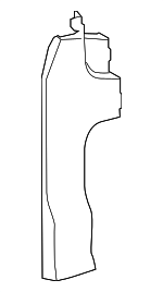 HK4Z61312A59AB - Body: Front Molding for Ford Image