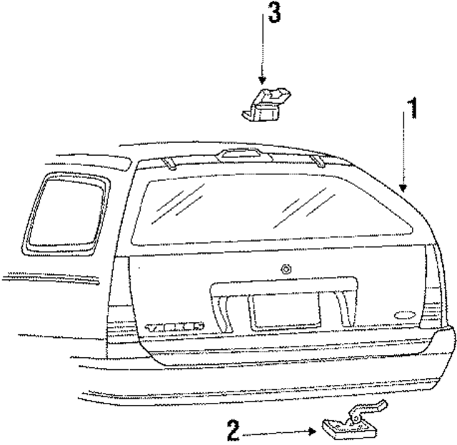 FODZ7443150A - Body: Lock for Ford: Taurus | Mercury: Sable Image