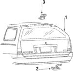 F3DZ7440010A - Body: Lift Gate for FORD Image