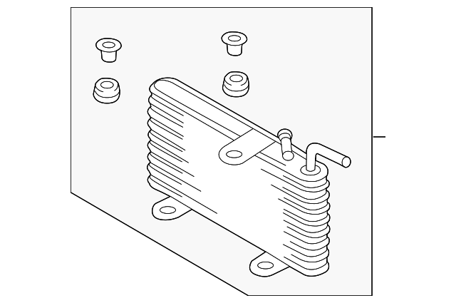 2018-2024 Mitsubishi Automatic Transmission Oil Cooler