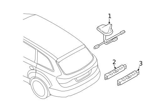 Antenna & Radio for 2013 Audi Q5 #0