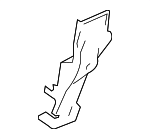 51217325297 - Body: Motor Cover for BMW: 530e, 530e xDrive, 530i, 530i xDrive, 540d xDrive, 540i, 540i xDrive, M5, M550i xDrive, X5, X6, X7, XM Image