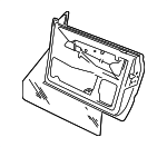 1E0845202A - Body: Glass for Volkswagen: Cabrio Image