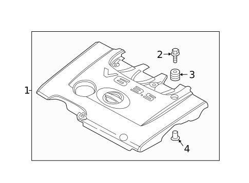 Engine Appearance Cover for 2003 INFINITI I35 #0