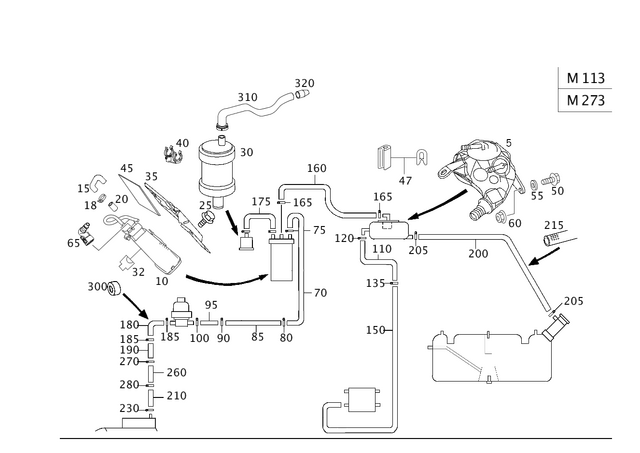 463476017526 - : Protective Hose for Mercedes-Benz: G55 AMG Image