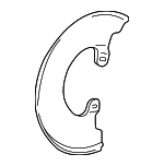 4L2Z2K005BA - Brakes: Splash Shield for Ford: Explorer Sport, Explorer Sport Trac Image