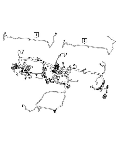 Wiring, Instrument Panel for 2022 Ram 3500 #6