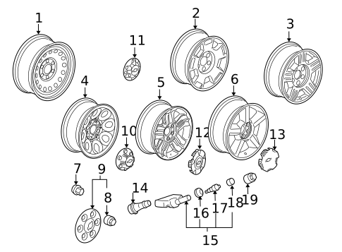 Wheels for 2011 Chevrolet Tahoe #0