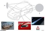 51145A35373 - Retrofitting / Conversion / Accessories: Sticker Size Xl for Mini: Cooper, Cooper ALL4, Cooper S, Cooper S ALL4, Cooper SE, Cooper SE ALL4, JCW, JCW ALL4, JCW GP Image image