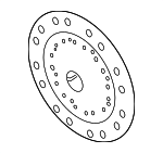 21212282666 - Maintenance &amp; Lubrication: Disc for BMW: 540i, M3, M5, Z8 Image