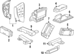 86547085 - : Transceiver Bracket for Acura Image