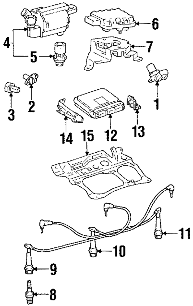 8966124570 - Engine: Engine Control Module (ECM) for Lexus Image
