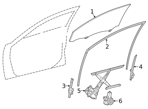Front Door for 2018 Toyota Camry #2