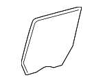 4L3Z1625712AA - : Door Glass for Ford: F-150 | Lincoln: Mark LT Image