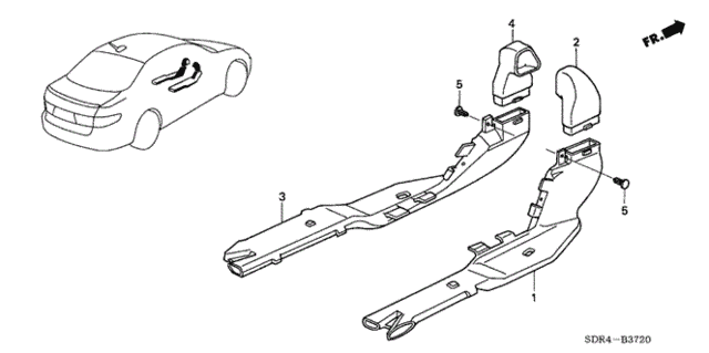 Duct for 2007 Honda Accord #0