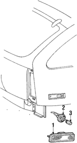 E6DZ15A201F - Electrical: Side Marker Lamp for Ford: Taurus | Mercury: Sable Image