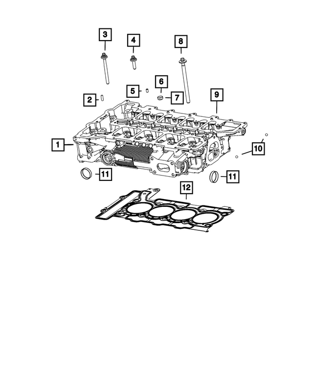 6514398AA - : Cylinder Head Gasket for Mopar Image