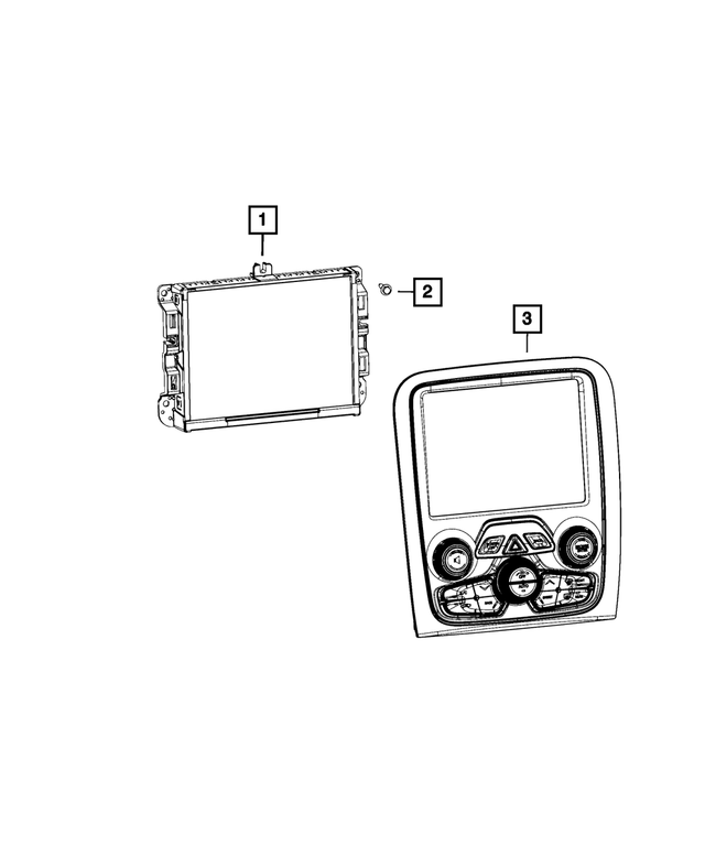 68258675ZJ - Electrical: Multi Media Radio for Mopar Image