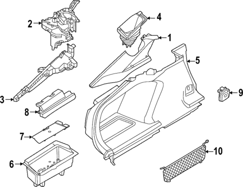 Interior Trim - Rear Body for 2022 BMW 430i Gran Coupe #1