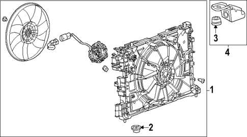 Cooling Fan for 2024 Honda Prologue #0