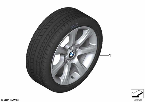 Complete Wheel Winter for 2014 BMW 320iX #4