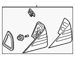 2208200764 - Electrical: Tail Lamp Assembly for Mercedes-Benz Image