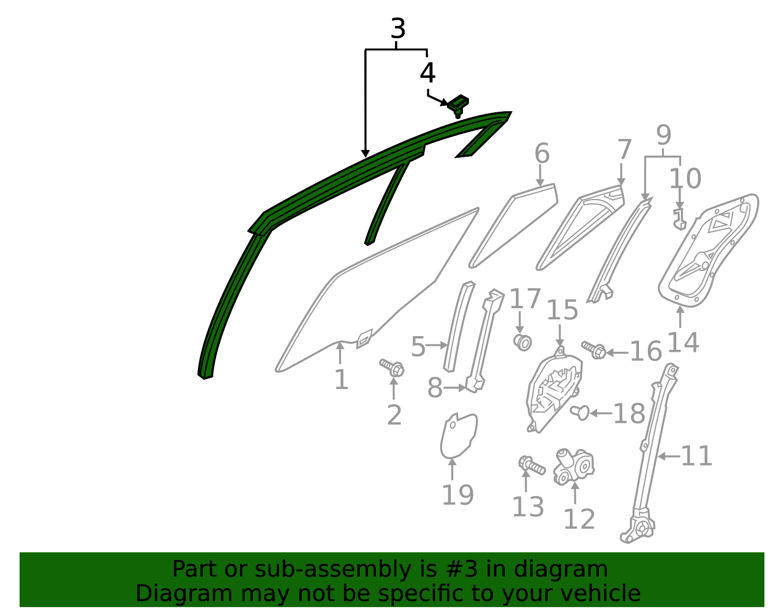 BDMT-73-60ZH - 2019-2024 Mazda 3 - Run Channel | Mazda Parts Factor