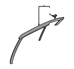 BDMT7360ZH - Body: Run Channel for Mazda: 3 Image