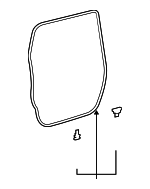 678720C040 - Body: Surround Weather-strip for Toyota: Tundra Image