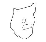 678410C070 - Body: Water Deflector for Toyota: Tundra Image